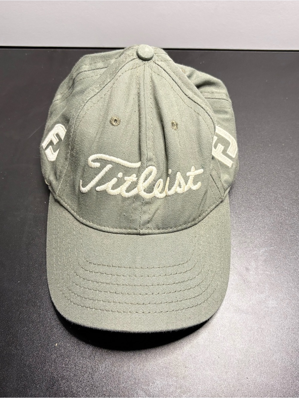 Titleist Light Green Script Logo Golf Cap Adjustable Hat Golf